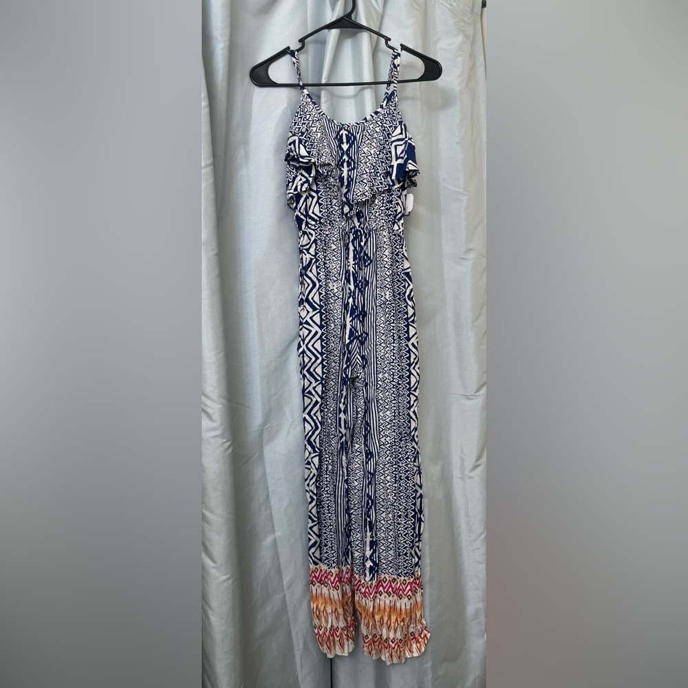 ANGIE Tribal print multicolored jumpsuit XS